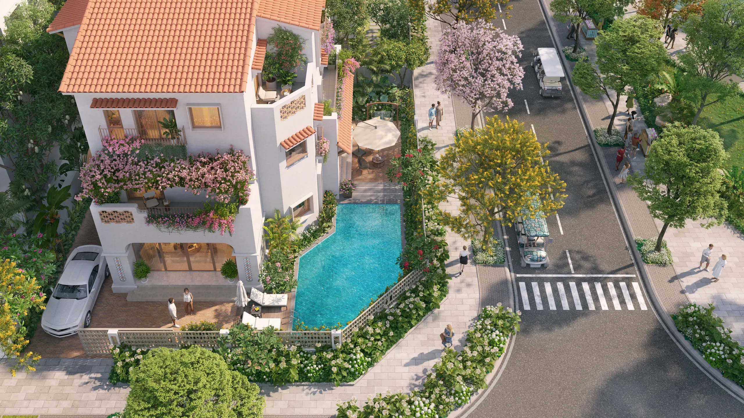Mặt bằng Nhà phố Blanca City Vũng Tàu