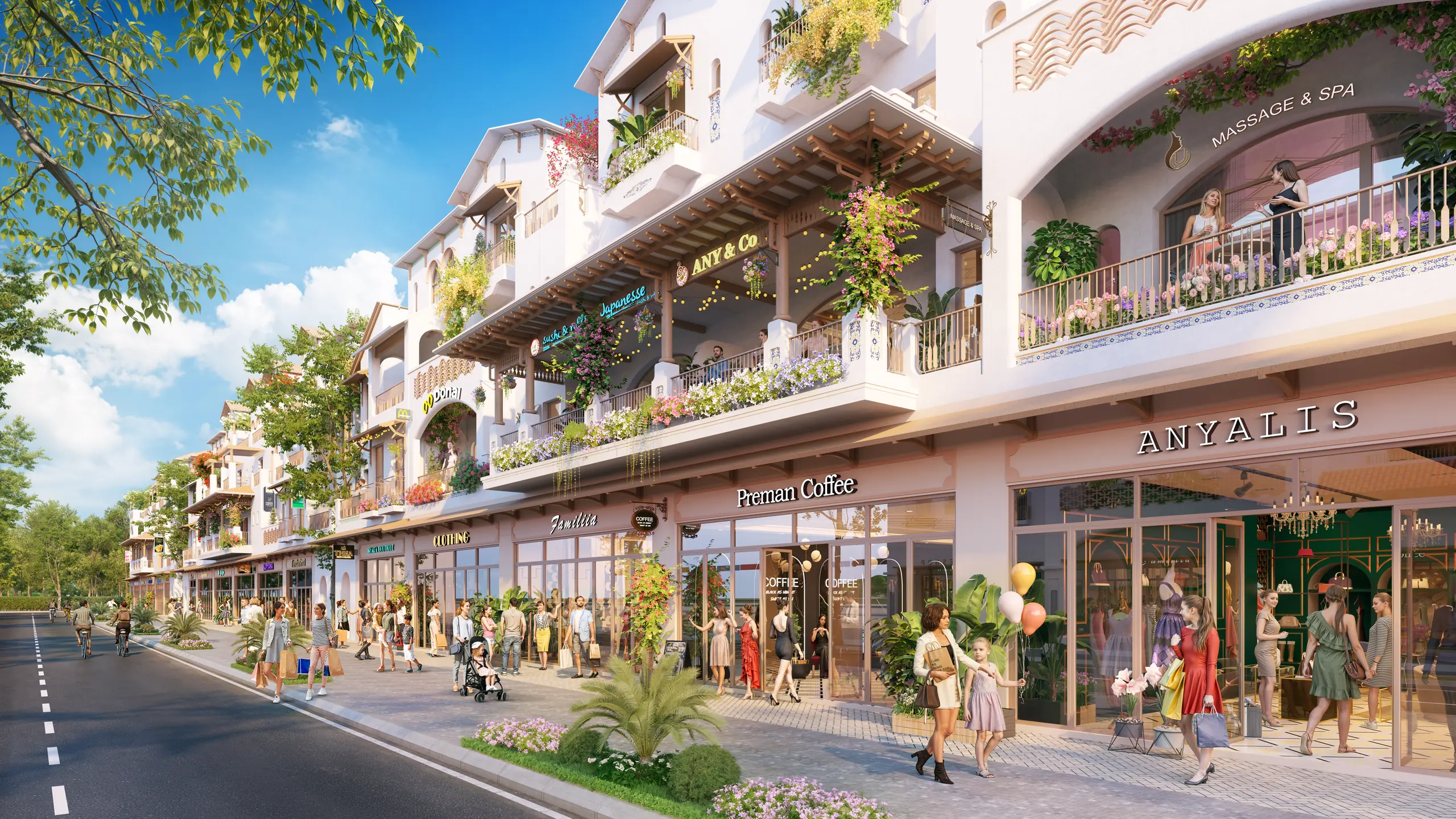 Mặt bằng Nhà phố Blanca City Vũng Tàu