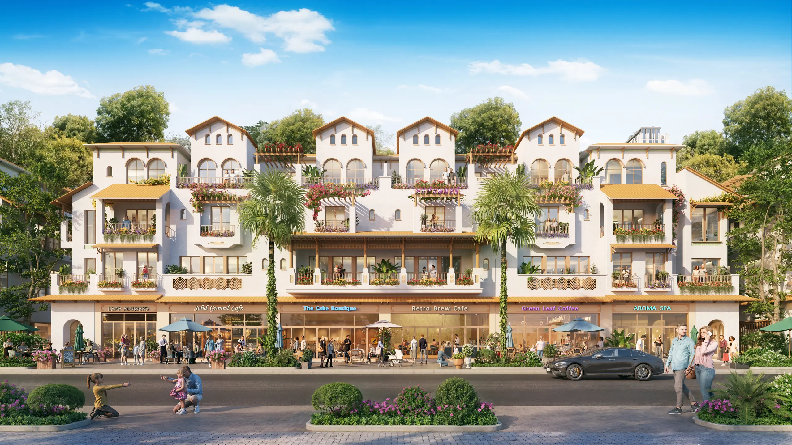 Mặt bằng Nhà phố Blanca City Vũng Tàu