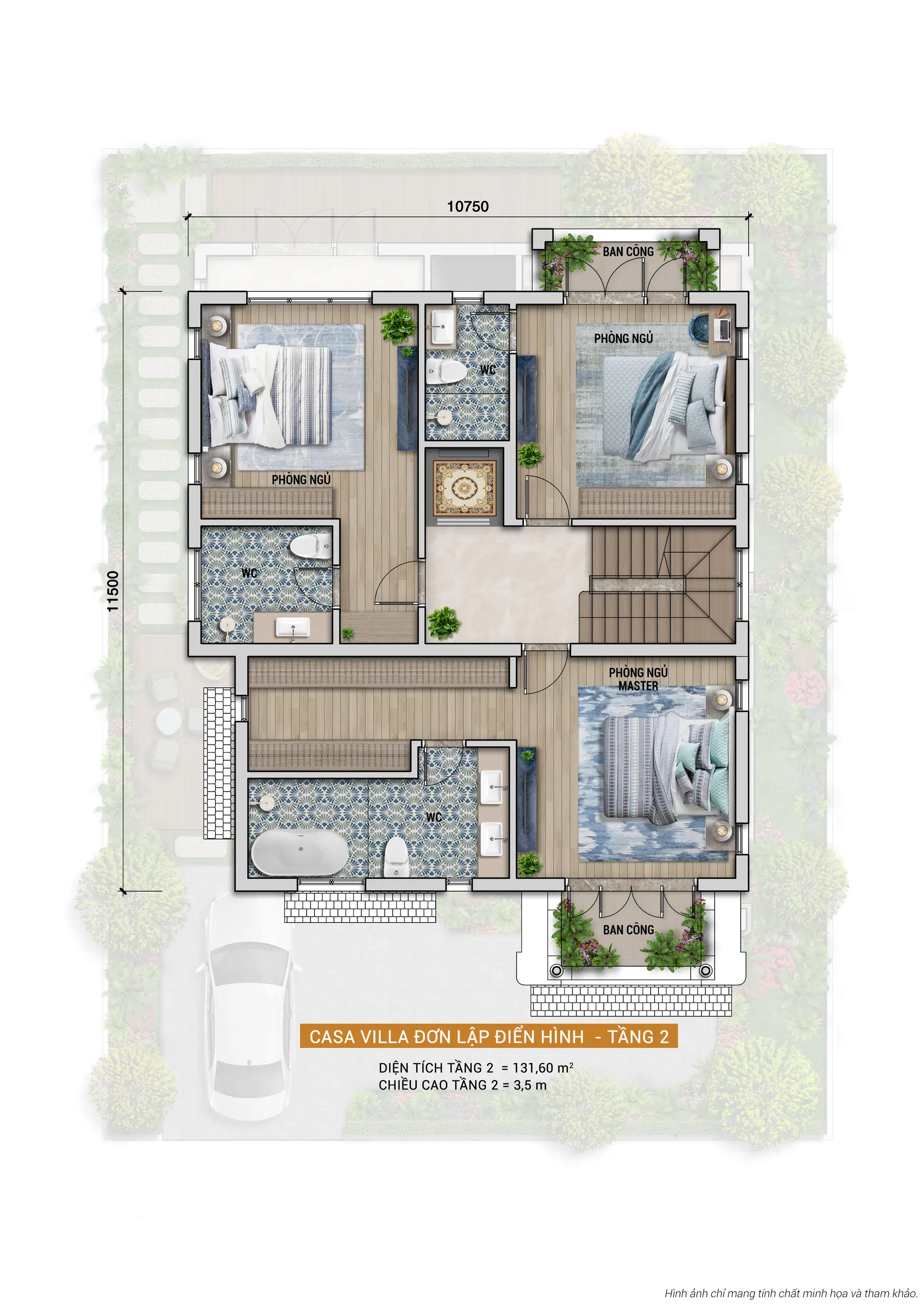 Layout Nhà phố Blanca City Vũng Tàu